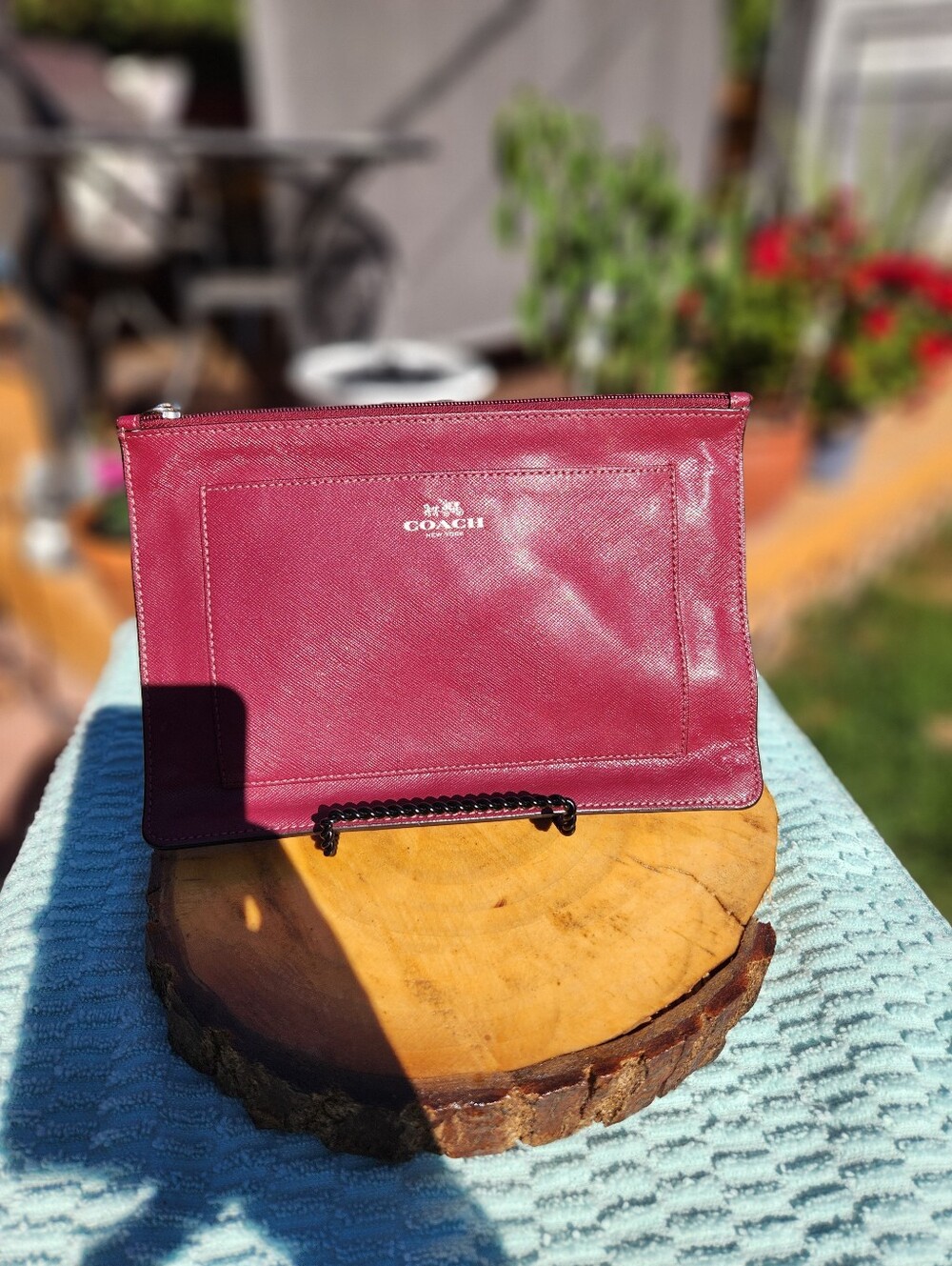COACH  Large  Slim Zip Pouch